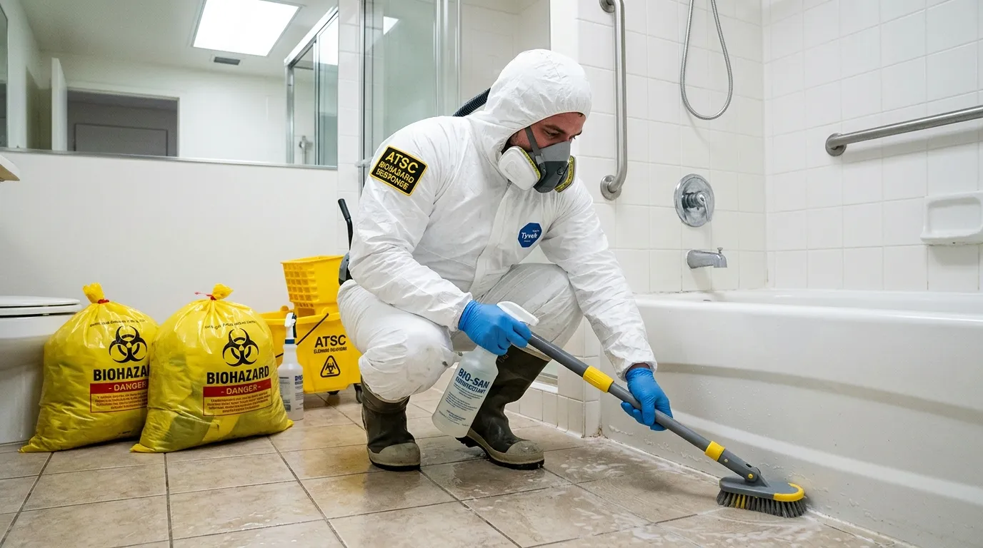 Decontamination equipment deployed for Blood Cleanup in Garden Acres